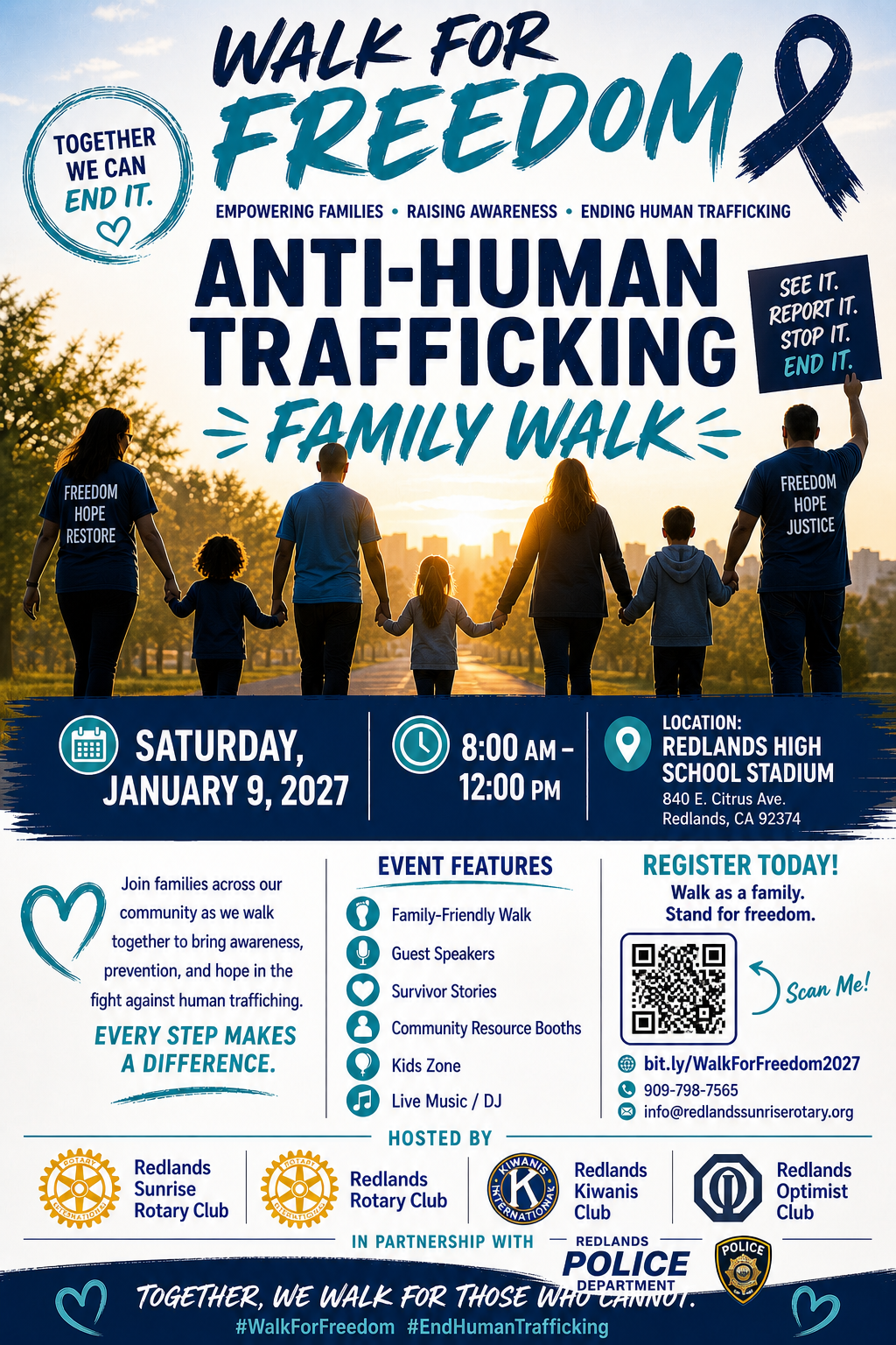 Walk for Freedom — Anti-Human Trafficking Family Walk
